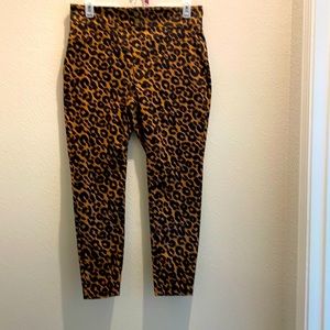 Terra Sky women’s animal print 60% cotton, 36% polyester4% spandex 14 W pants.